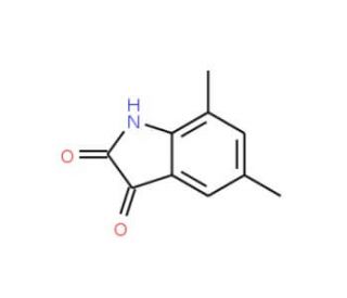 5,7-Dimethyl-1H-indole-2,3-dione (CAS 39603-24-2) - chemical structure image