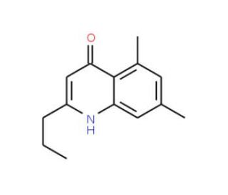 5,7-Dimethyl-2-propyl-4-quinolinol (CAS 1070879-99-0) - chemical structure image