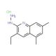 5,7-Dimethyl-3-ethyl-2-hydrazinoquinoline hydrochloride (CAS 1170145-13-7) - chemical structure image