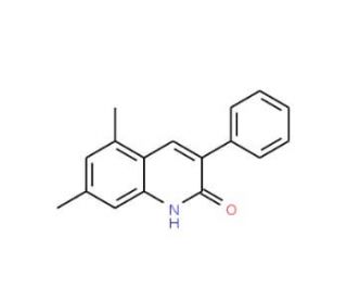 5,7-Dimethyl-3-phenyl-2-quinolinol (CAS 1031928-25-2) - chemical structure image
