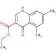 5,7-Dimethyl-4-hydroxyquinoline-3-carboxylic acid ethyl ester (CAS 93514-84-2) - chemical structure image