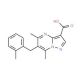 5,7-Dimethyl-6-(2-methylbenzyl)pyrazolo-[1,5-a]pyrimidine-3-carboxylic acid - chemical structure image