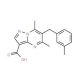 5,7-Dimethyl-6-(3-methylbenzyl)pyrazolo-[1,5-a]pyrimidine-3-carboxylic acid - chemical structure image