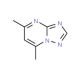 5,7-Dimethyl-s-triazolo[1,5-a]pyrimidine (CAS 7681-99-4) - chemical structure image