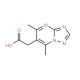 (5,7-dimethyl[1,2,4]triazolo[1,5-a]pyrimidin-6-yl)acetic acid - chemical structure image