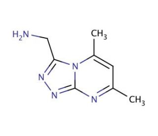 (5,7-dimethyl[1,2,4]triazolo[4,3-a]pyrimidin-3-yl)methylamine - chemical structure image