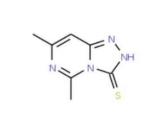 5,7-dimethyl[1,2,4]triazolo[4,3-c]pyrimidine-3-thiol - chemical structure image