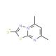 5,7-dimethyl[1,3,4]thiadiazolo[3,2-a]pyrimidin-4-ium-2-thiolate (CAS 87253-83-6) - chemical structure image