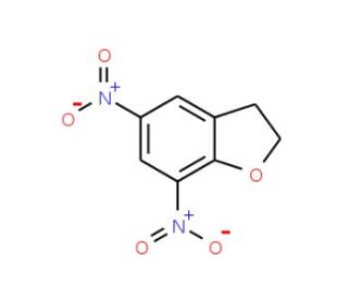 5,7-Dinitro-2,3-dihydrobenzofuran (CAS 84944-77-4) - chemical structure image