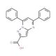 5,7-Diphenylpyrazolo[1,5-a]pyrimidine-2-carboxylic acid (CAS 5646-98-0) - chemical structure image