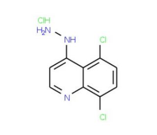 5,8-Dichloro-4-hydrazinoquinoline hydrochloride (CAS 1170215-21-0) - chemical structure image