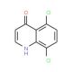 5,8-Dichloro-4-quinolinol (CAS 53790-82-2) - chemical structure image