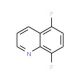 5,8-Difluoroquinoline (CAS 16650-32-1) - chemical structure image