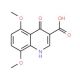 5,8-Dimethoxy-4-oxo-1,4-dihydro-quinoline-3-carboxylic acid - chemical structure image