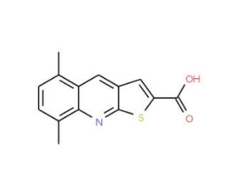 5,8-Dimethyl-thieno[2,3-b]quinoline-2-carboxylic acid - chemical structure image