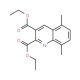 5,8-Dimethylquinoline-2,3-dicarboxylic acid diethyl ester (CAS 948294-01-7) - chemical structure image