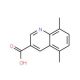 5,8-Dimethylquinoline-3-carboxylic acid (CAS 763893-29-4) - chemical structure image
