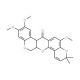 5,9,10-Trimethoxy-3,3-dimethyl-13,13a-dihydro-3H,7aH-pyrano[2,3-c;6,5-f′]dichromen-7-one - chemical structure image