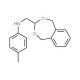 (5,9-Dihydro-6,8-dioxa-benzocyclohepten-7-yl-methyl)-p-tolyl-amine - chemical structure image