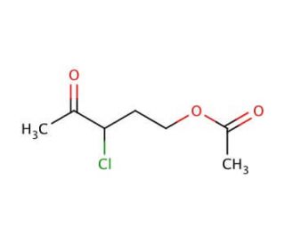 5-Acetoxy-3-chloro-2-pentanone - chemical structure image