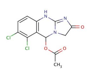 5-Acetoxy Anagrelide (CAS 1076198-71-4) - chemical structure image