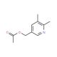 5-Acetoxymethyl-2,3-dimethylpyridine - chemical structure image