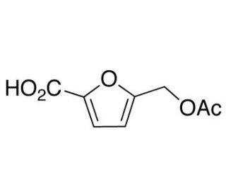 5-Acetoxymethyl-2-furancarboxylic Acid (CAS 90345-66-7) - chemical structure image