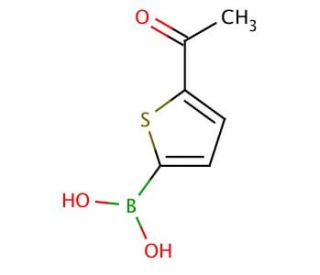 5-Acetyl-2-thienylboronic acid (CAS 206551-43-1) - chemical structure image