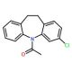 5-Acetyl-3-chloro-10,11-dihydrodibenzo[B,F]azepine (CAS 25961-11-9) - chemical structure image