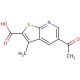 5-acetyl-3-methylthieno[2,3-b]pyridine-2-carboxylic acid - chemical structure image