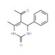 5-Acetyl-6-methyl-4-phenyl-3,4-dihydro-1H-pyrimidin-2-one (CAS 25652-50-0) - chemical structure image