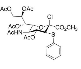 5-(Acetylamino)-2-chloro-2,5-dideoxy-3-S-phenyl-3-thio-D-erythro-&alpha;-L-gluco-2-nonulopyranosonic Acid Methyl Ester 4,7,8,9-Tetr