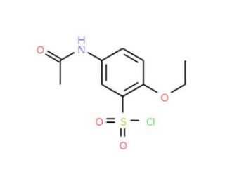 5-(acetylamino)-2-ethoxybenzenesulfonyl chloride (CAS 680618-19-3) - chemical structure image