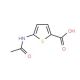 5-(acetylamino)thiophene-2-carboxylic acid (CAS 89499-46-7) - chemical structure image
