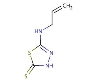 5-(allylamino)-1,3,4-thiadiazole-2-thiol - chemical structure image