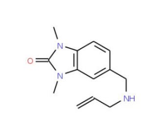 5-Allylaminomethyl-1,3-dimethyl-1,3-dihydro-benzoimidazol-2-one - chemical structure image