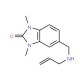 5-Allylaminomethyl-1,3-dimethyl-1,3-dihydro-benzoimidazol-2-one - chemical structure image