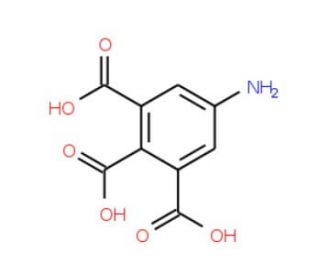 5-Amino-1,2,3-benzenetricarboxylic acid (CAS 37141-01-8) - chemical structure image