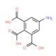 5-Amino-1,2,3-benzenetricarboxylic acid (CAS 37141-01-8) - chemical structure image