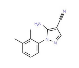 5-Amino-1-(2,3-dimethylphenyl)-1H-pyrazole-4-carbonitrile - chemical structure image
