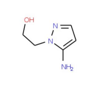 5-Amino-1-(2-hydroxyethyl)pyrazole (CAS 73616-27-0) - chemical structure image