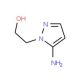 5-Amino-1-(2-hydroxyethyl)pyrazole (CAS 73616-27-0) - chemical structure image
