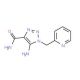 5-Amino-1-(2-pyridinylmethyl)-1H-1,2,3-triazole-4-carboxamide - chemical structure image
