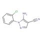 5-Amino-1-(3-chlorophenyl)-1H-pyrazole-4-carbonitrile (CAS 51516-68-8) - chemical structure image