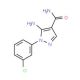 5-amino-1-(3-chlorophenyl)-1H-pyrazole-4-carboxamide (CAS 50427-78-6) - chemical structure image
