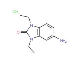 5-Amino-1,3-diethyl-1,3-dihydro-benzoimidazol-2-one hydrochloride - chemical structure image