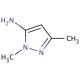 5-Amino-1,3-dimethylpyrazole (CAS 3524-32-1) - chemical structure image