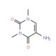5-amino-1,3-dimethylpyrimidine-2,4(1H,3H)-dione (CAS 49738-24-1) - chemical structure image