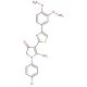 5-Amino-1-(4-chloro-phenyl)-4-[4-(3,4-dimethoxy-phenyl)-thiazol-2-yl]-1,2-dihydro-pyrrol-3-one - chemical structure image