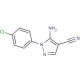 5-Amino-1-(4-chlorophenyl)-1H-pyrazole-4-carbonitrile (CAS 51516-67-7) - chemical structure image